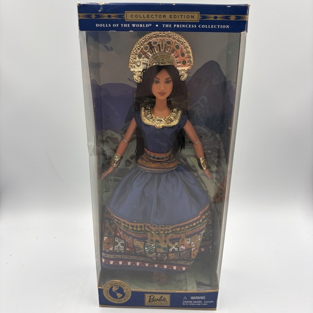 Vtg Princess of the Incas DOTW Barbie 2000 NRFB 28373 Dolls Of The World